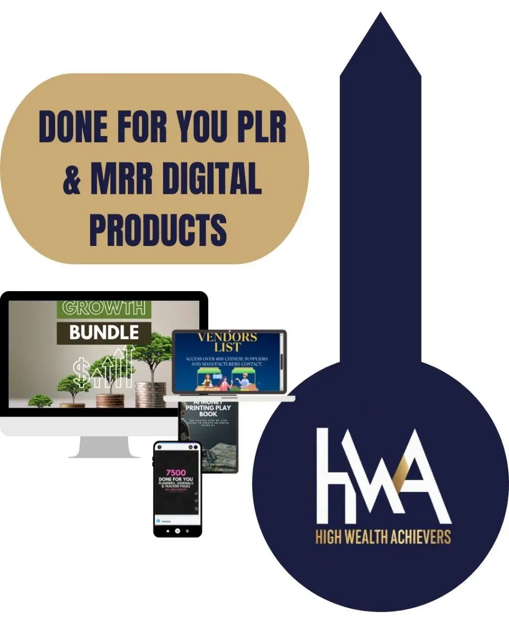 DONE FOR YOU DIGITAL PRODUCTS (PLR + MRR)