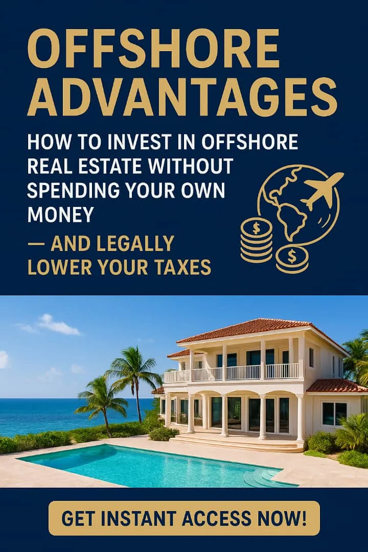 🌍 Offshore Advantages: How to Invest in Offshore Real Estate Without Spending Your Own Money — And Legally Lower Your Taxes