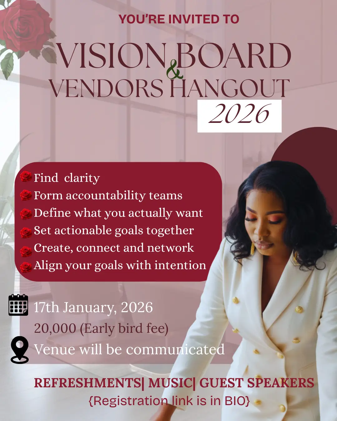 OSUN vendors hangout & Vision board event