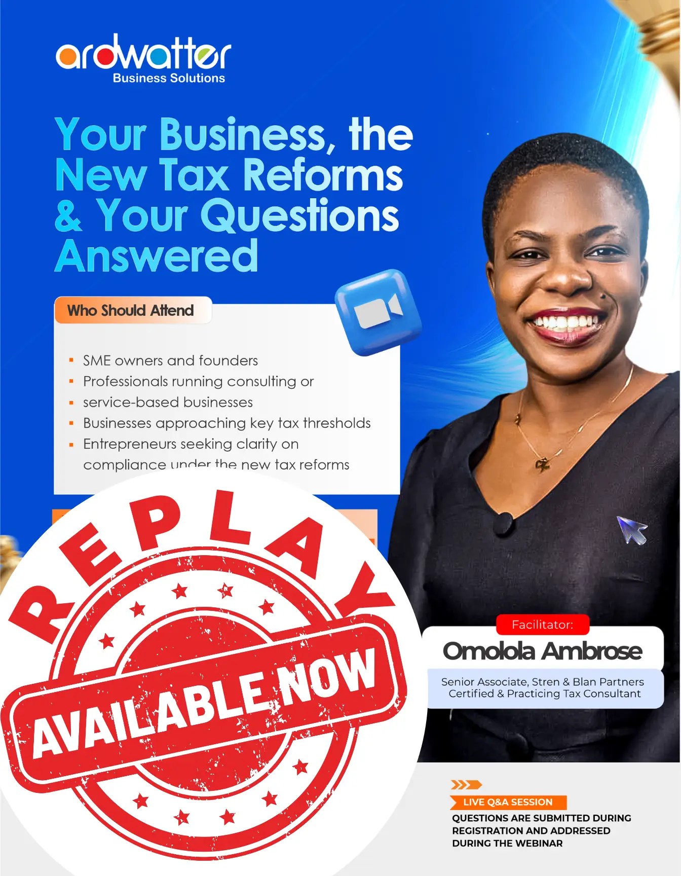 Ardwatter Tax Webinar Replay