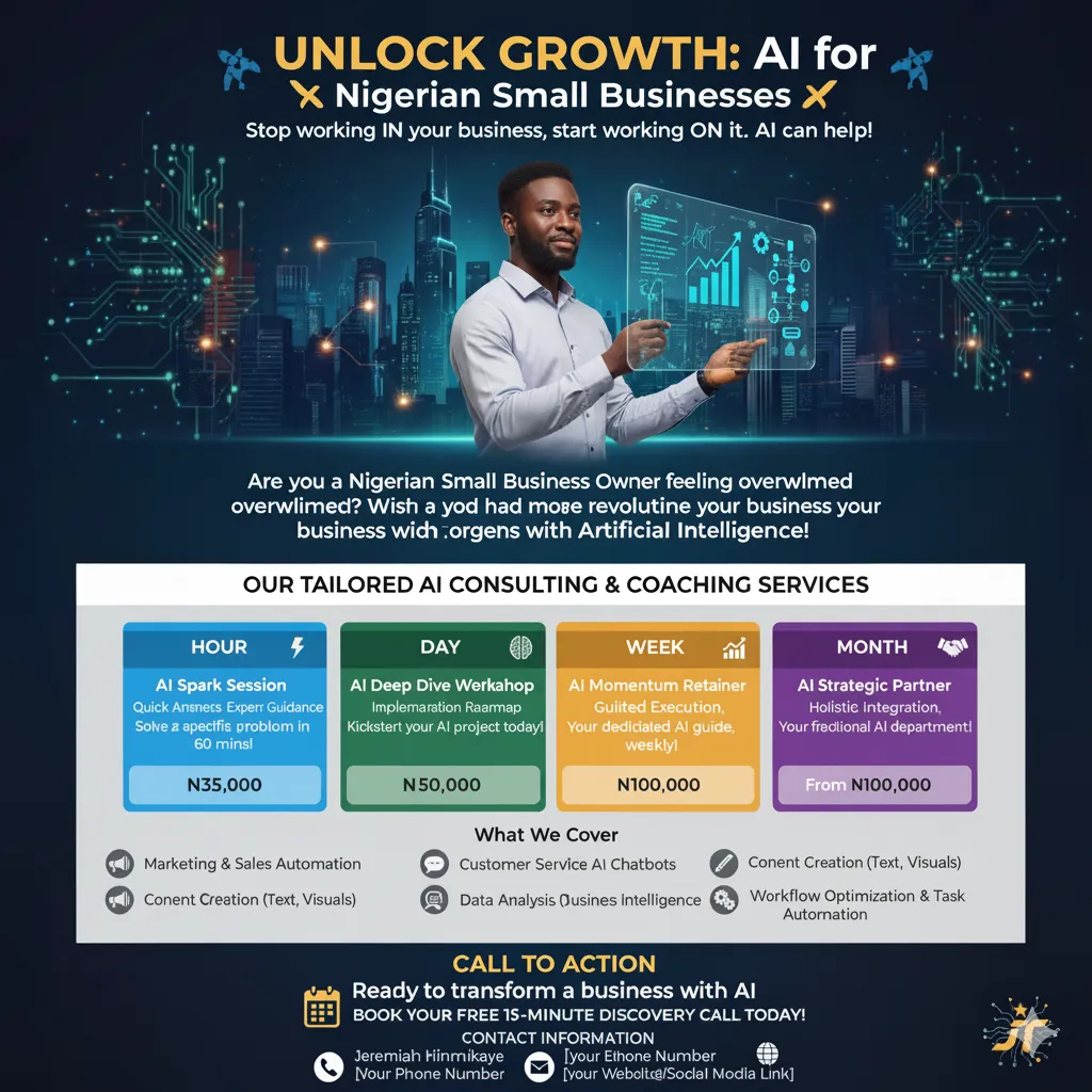 AI Business Accelerator: Consulting & Coaching for Nigerian SMEs