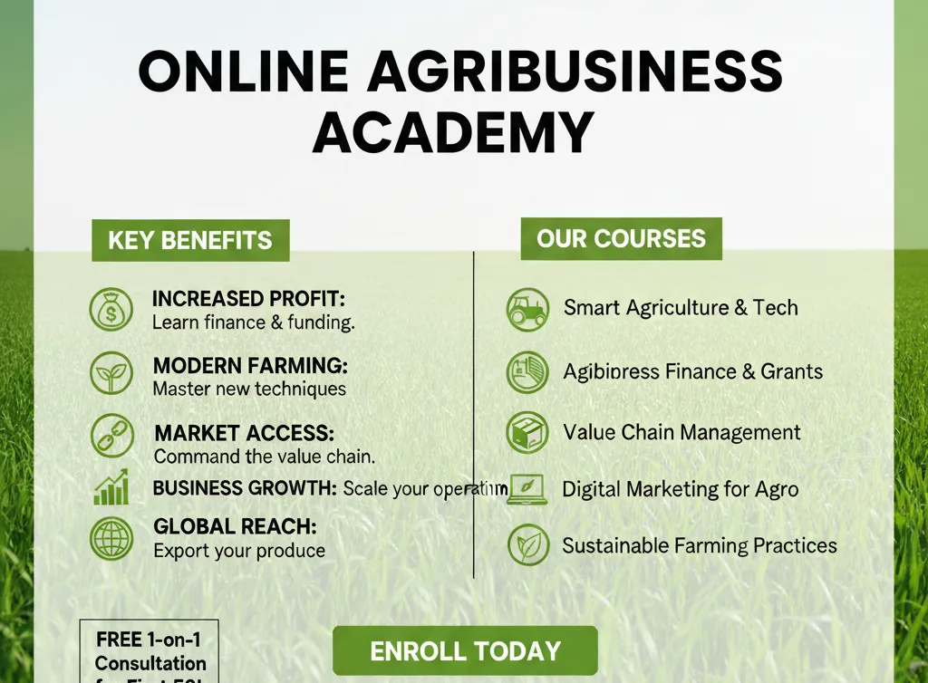 Unlock $10,000 in Profit: The Agribusiness Accelerator Course for Nigeria's Next Generation of Farmers.