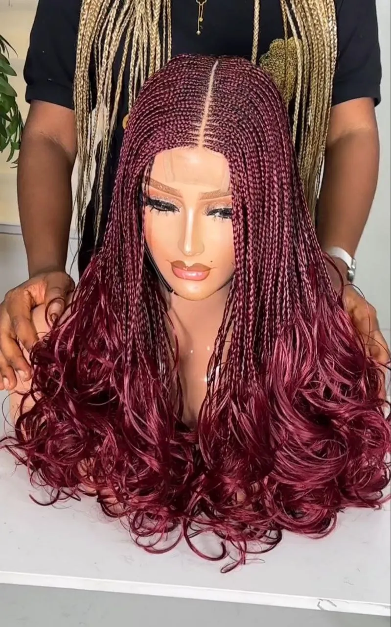 Wig Nina ( Fulani french braids wig )