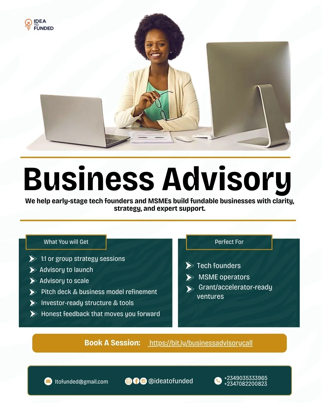 1-1 Advisory/Business Consultation Call