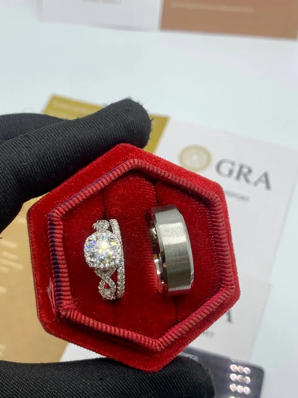 Certified Diamond Tested Jewelry Set – Rings, Earrings, Necklaces, Pendants, Bracelets & Bangles with Premium Moissanite Stones