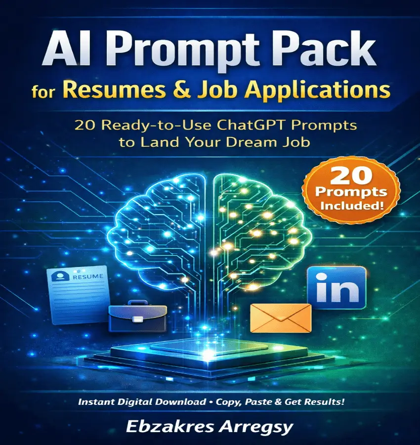 AI PROMPT PACK FOR RESUMES & JOB APPLICATIONS