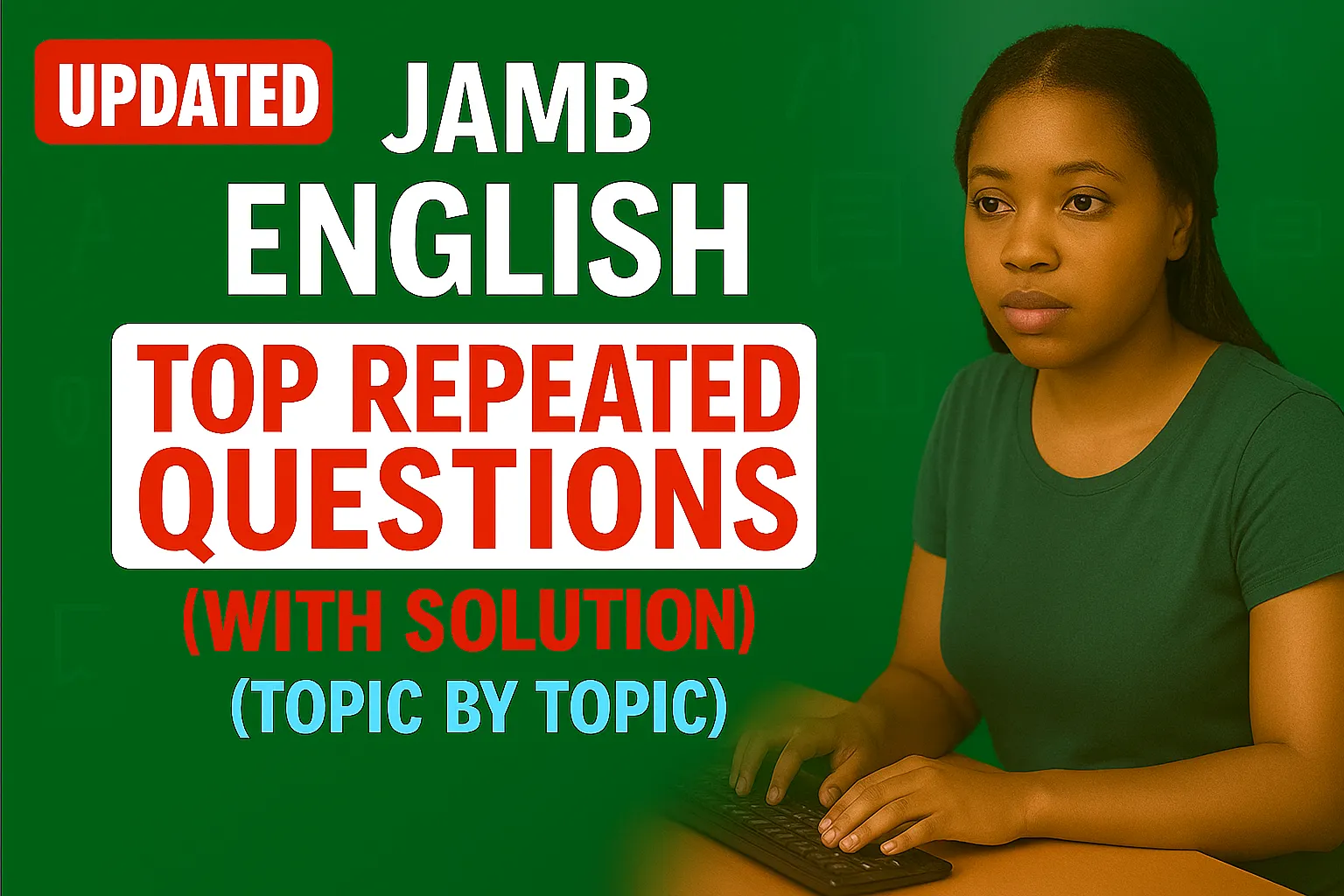 JAMB ENGLISH UPDATED CBT PAST QUESTION VIDEO COURSE