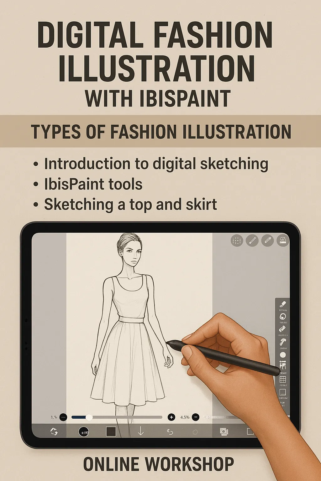 The Complete Fashion Illustration & Digital Sketching Course (IbisPaint Edition)
