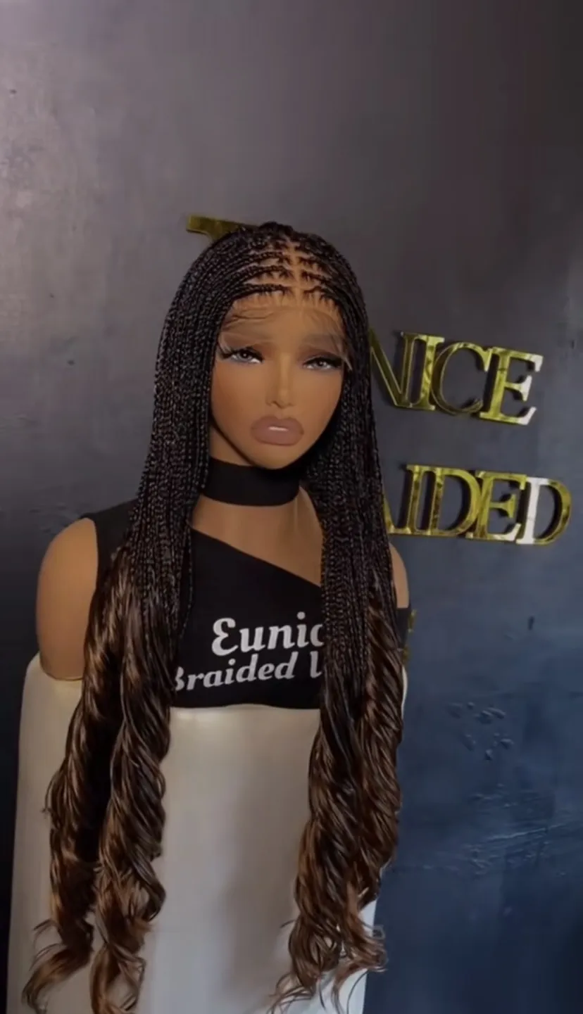 Closure french curls wig