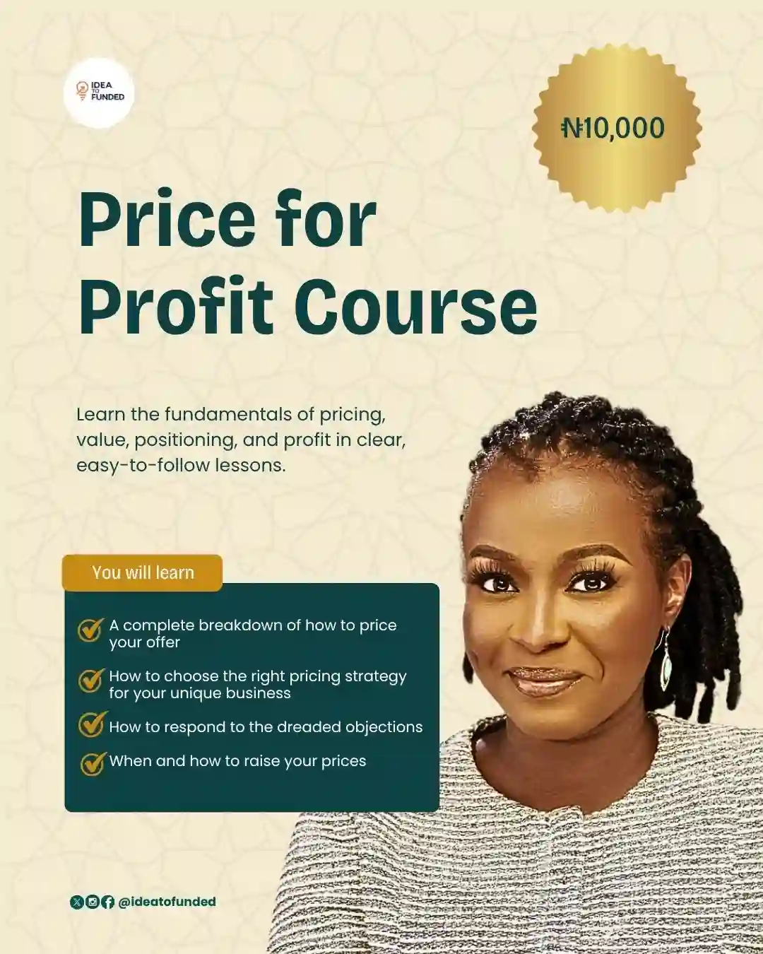 Price For Profit Course