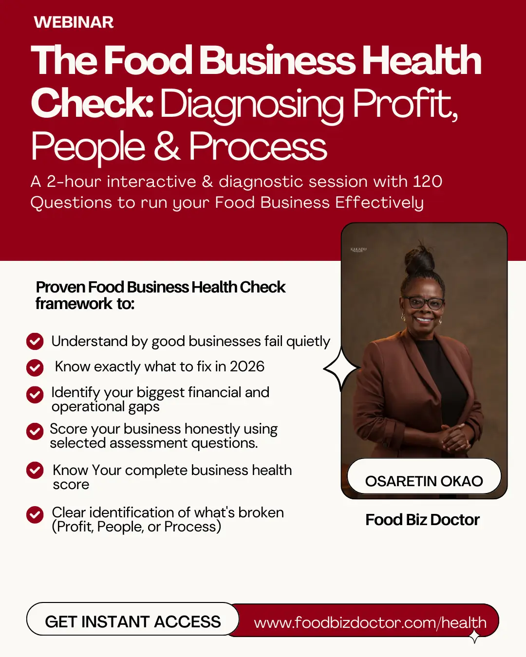 The Food Business Health Check: Diagnosing Profit, People & Process