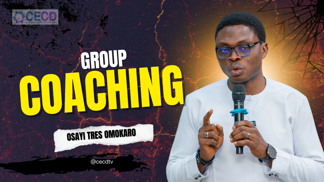 Group Coaching with Osayi Tres Omokaro (10 persons ONLY)