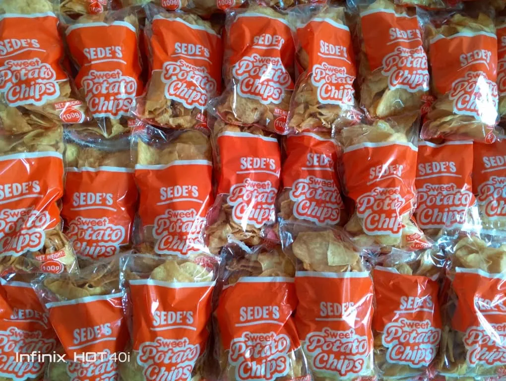 Branded Sede’s Sweet Potato Chips(100g) Bulk order 200 pieces per box