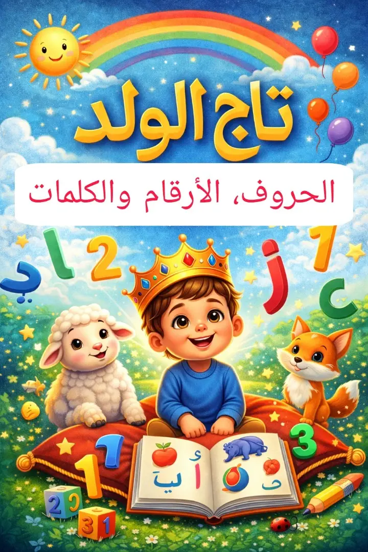 (Audiobook) تاج الولد: الحروف، الأرقام، والكلمات