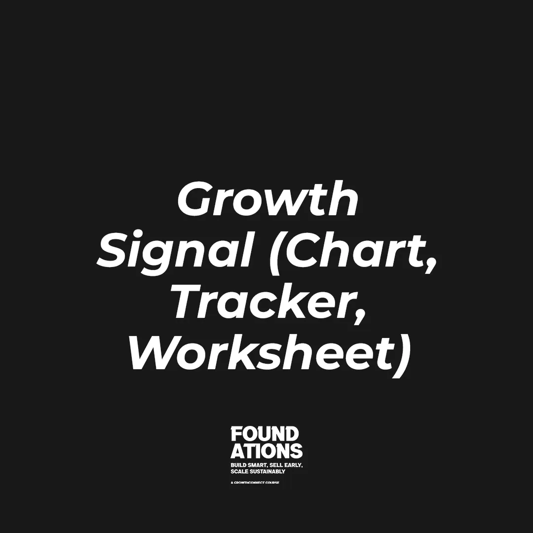 Growth Signal (Chart, Tracker, Worksheet)