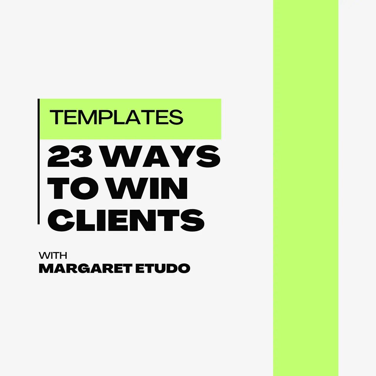 23 ways to win clients