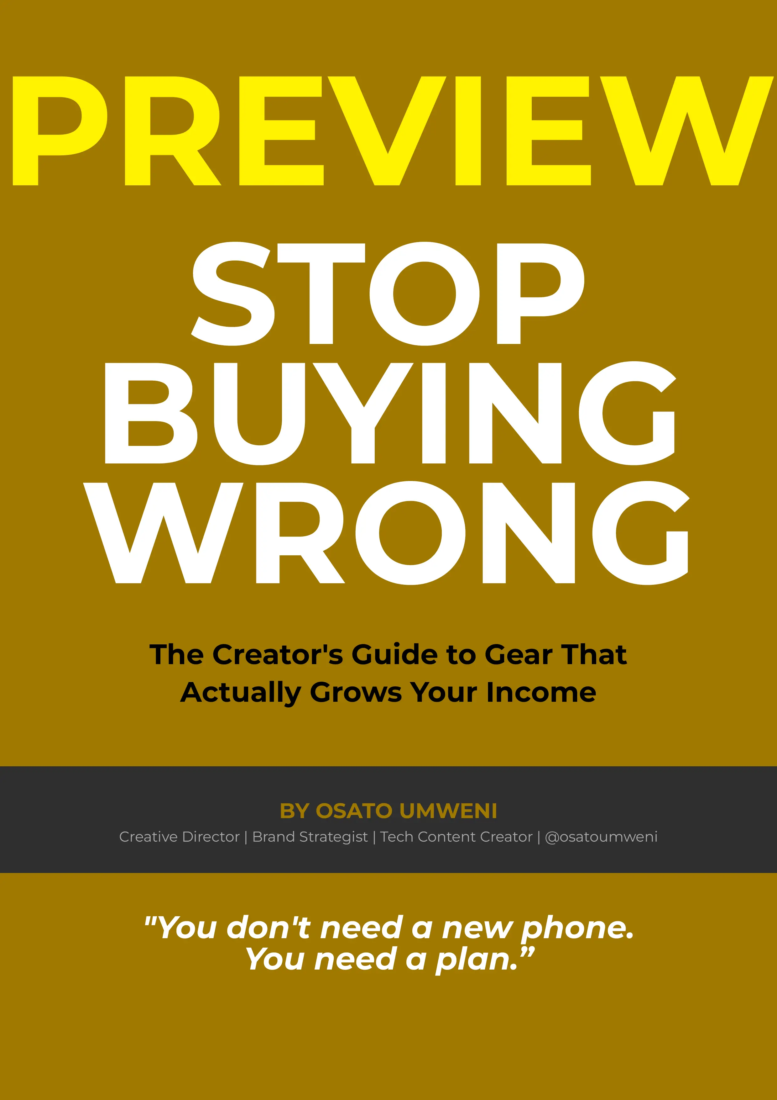 Stop Buying Wrong Preview