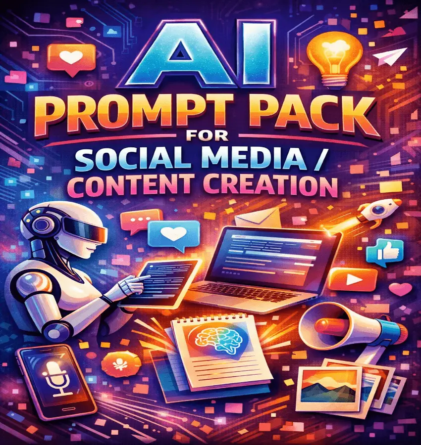 AI PROMPT PACK FOR SOCIAL MEDIA / CONTENT CREATION