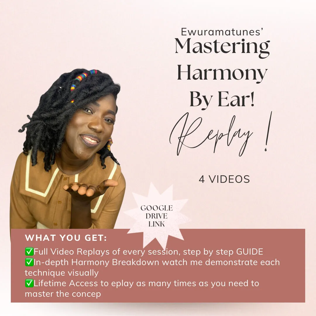 MASTERING HARMONY BY EAR- 4 VIDEOS- ALL 4 SESSIONS