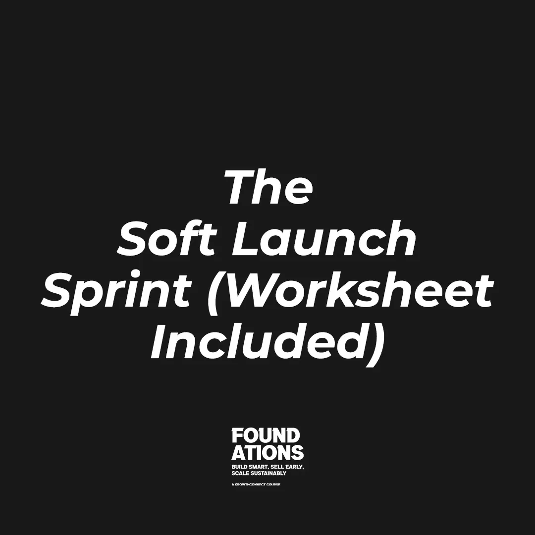 Soft Launch Sprint (Worksheet included)