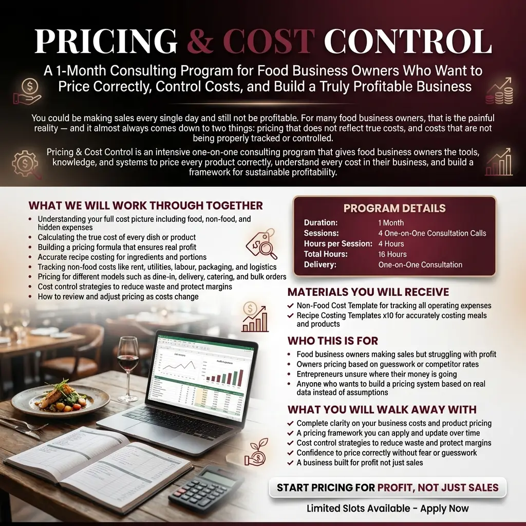 Pricing and Cost Control (Consulting Program)