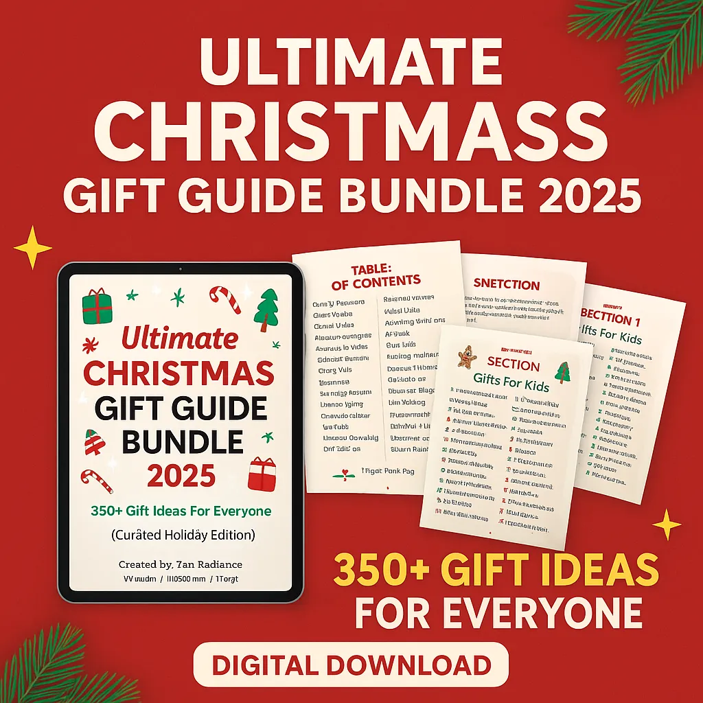 Ultimate Christmas Gift Guide Bundle 2025 — 350+ Gift Ideas For Everyone (Digital Download)
