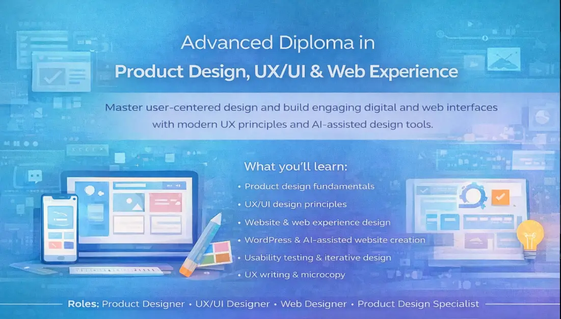 Diploma in Product design (UI/UX) Design